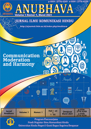 					View Vol. 1 No. 1 (2021): Communication, Moderation and Harmony
				