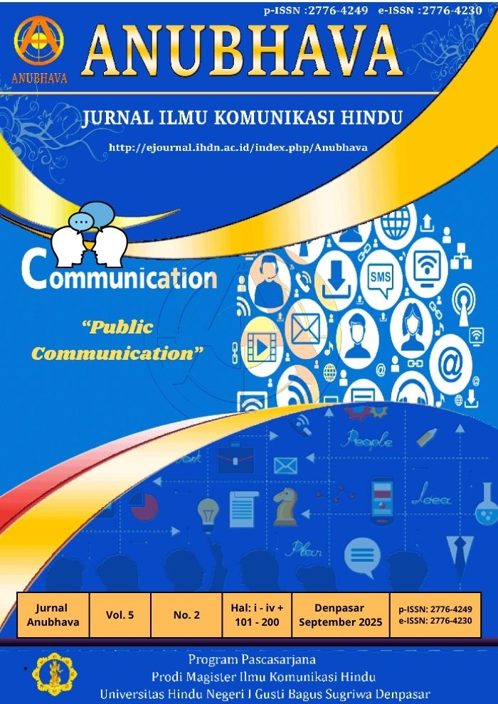 					View Vol. 5 No. 2 (2025): Public Communication
				